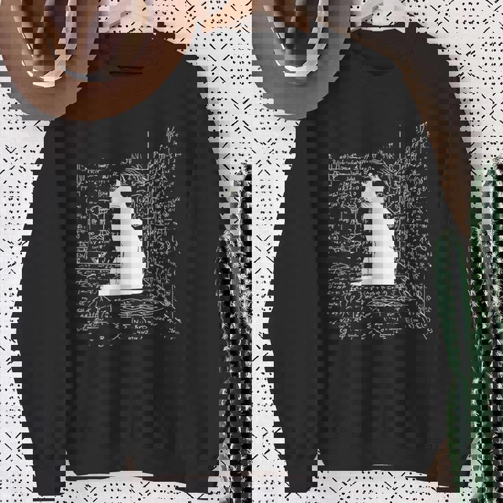 箱の中のシュレディンガーの猫 スウェットシャツ 年配の女性への贈り物