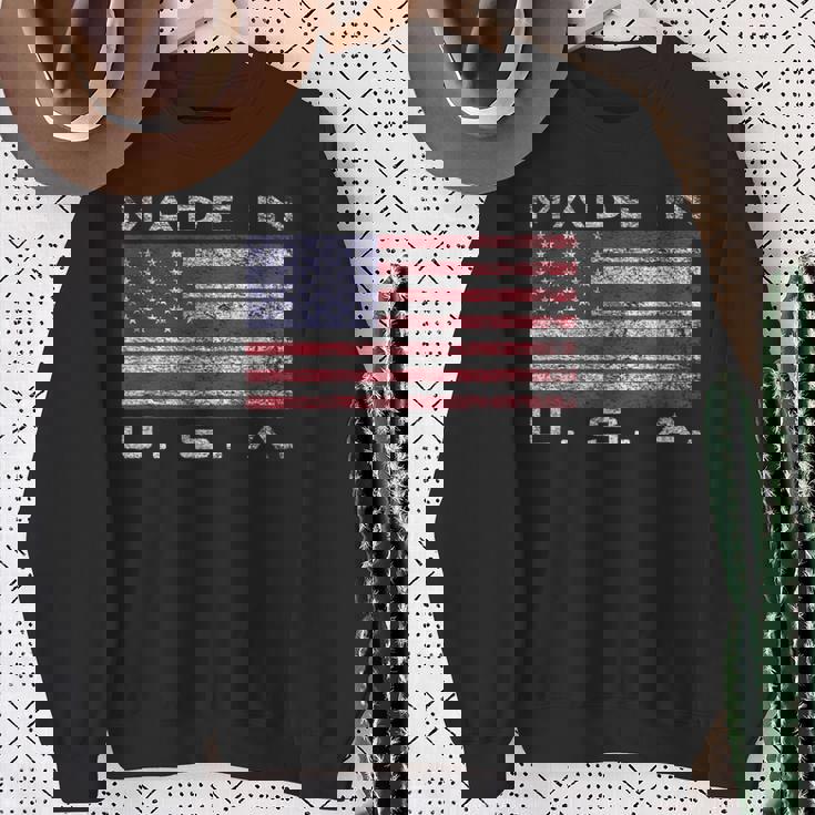 米国製 星条旗 星条旗 カラー スウェットシャツ 年配の女性への贈り物