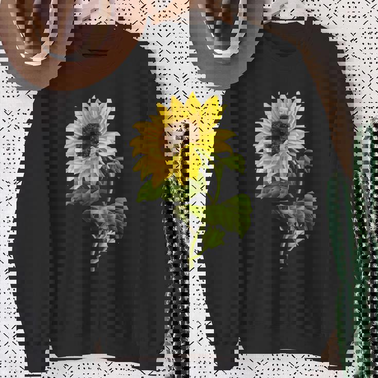 素敵なかわいいヒマワリの植物の花のアートワーク スウェットシャツ 年配の女性への贈り物