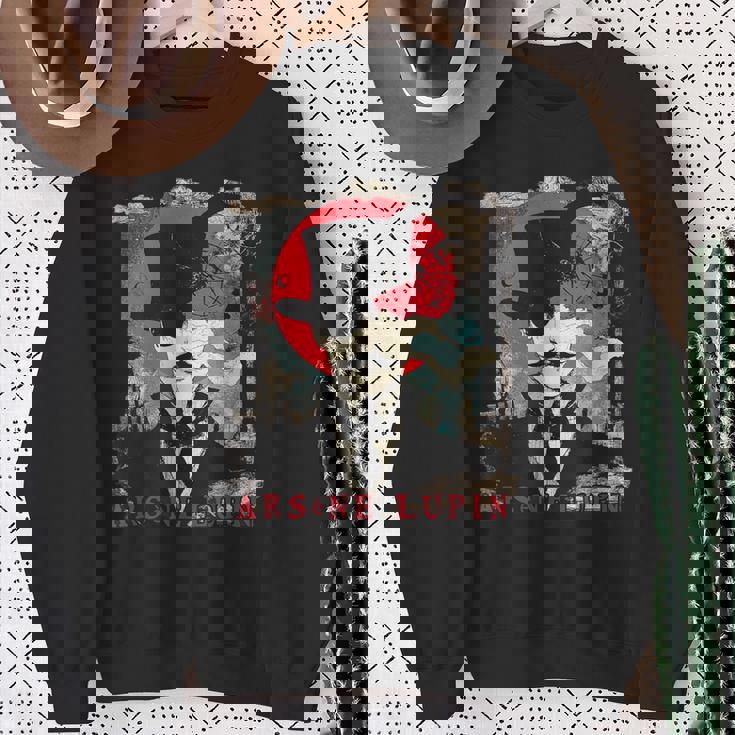 紳士泥棒アルセーヌ・ルパンのトリビュート スウェットシャツ 年配の女性への贈り物