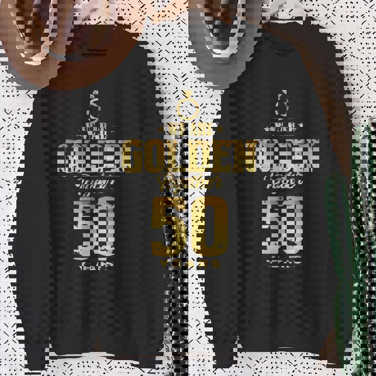 結婚50周年 ロマンチック カップル 結婚 50歳 スウェットシャツ 年配の女性への贈り物