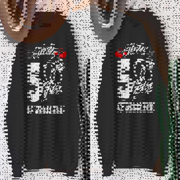 結婚5周年記念マッチング・ギフト スウェットシャツ 年配の女性への贈り物