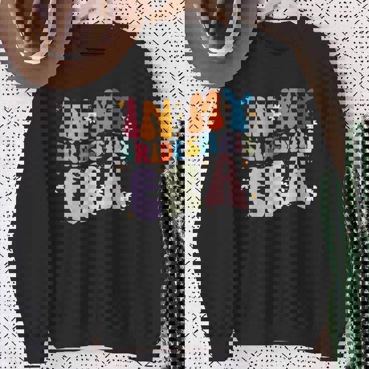 結婚式の日バチェロレッテパーティー面白い ブライドメイド時代 スウェットシャツ 年配の女性への贈り物