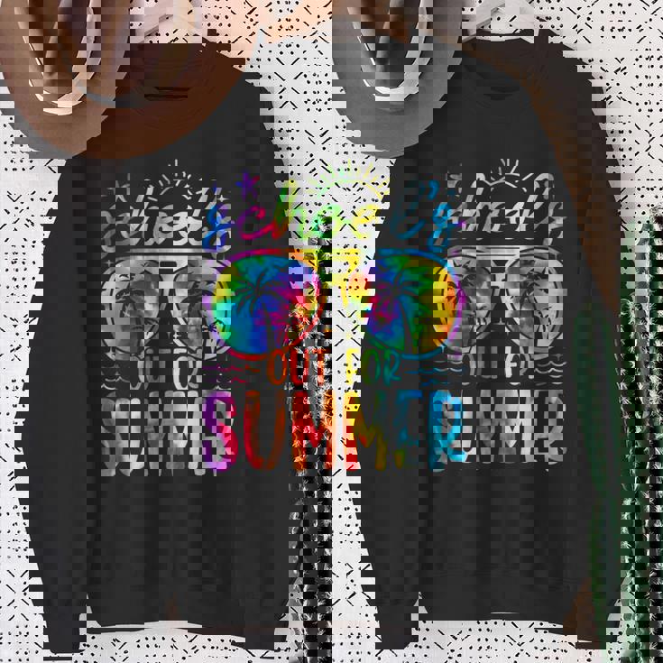 絞り染め 学校教師の夏最終日 スウェットシャツ 年配の女性への贈り物