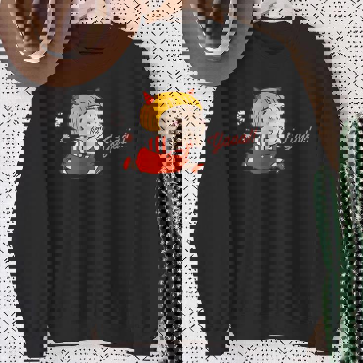 絵本・おにのこにこちゃん ③ スウェットシャツ 年配の女性への贈り物