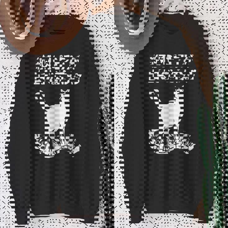 絶対にピアノが上手くなる ピアノ 電子ピアノ グランドピアノ クラシック音楽 ジャズ音楽 ピアノ好き 願掛け ゲン担ぎ スウェットシャツ 年配の女性への贈り物