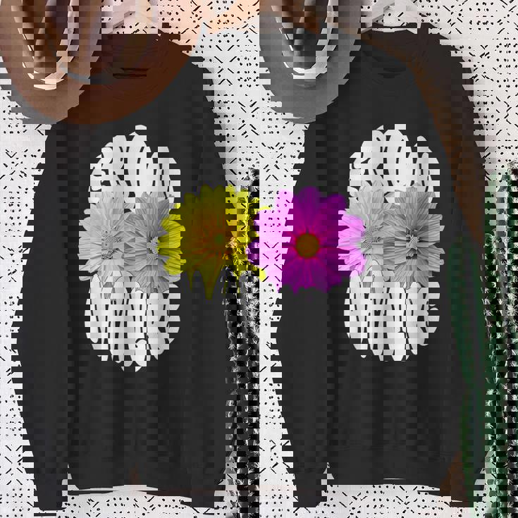 花 可愛い 自然からの贈り物 From Natre スウェットシャツ 年配の女性への贈り物