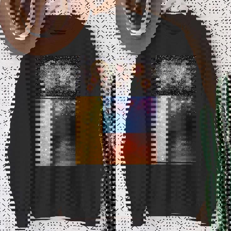 花火 面白いtシャツ 夏 花火大会 メンズ おもしろ グッズ 面白い 服 オリジナル ネタ お盆 スウェットシャツ 年配の女性への贈り物