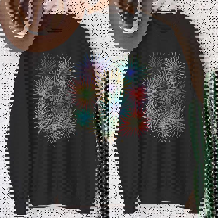 花火のお祝い スウェットシャツ 年配の女性への贈り物