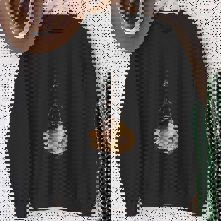 葛飾北斎作 たぬき スウェットシャツ 年配の女性への贈り物