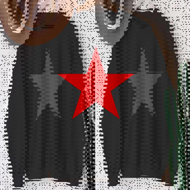 複数のカラーにレッドスター。 スウェットシャツ 年配の女性への贈り物