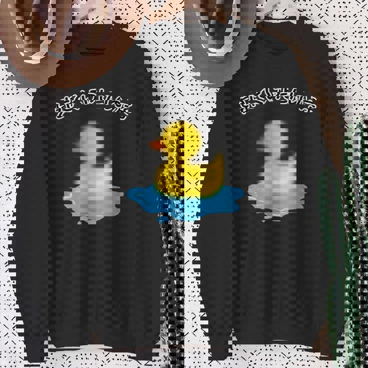 見にくいアヒルの子 動物 個性的 面白い 飲み会 ネタ ギャグ ボケ 宴会 笑える スウェットシャツ 年配の女性への贈り物