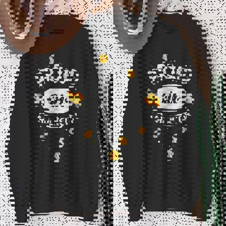 誇り高きコインコレクター スウェットシャツ 年配の女性への贈り物