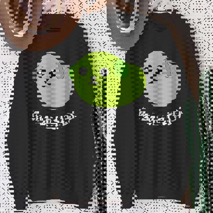 豆柴 枝豆豆 可愛い スウェットシャツ 年配の女性への贈り物