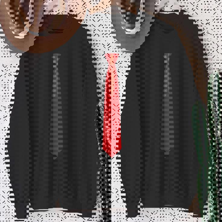 赤いネクタイ、ネクタイファニードレス スウェットシャツ 年配の女性への贈り物