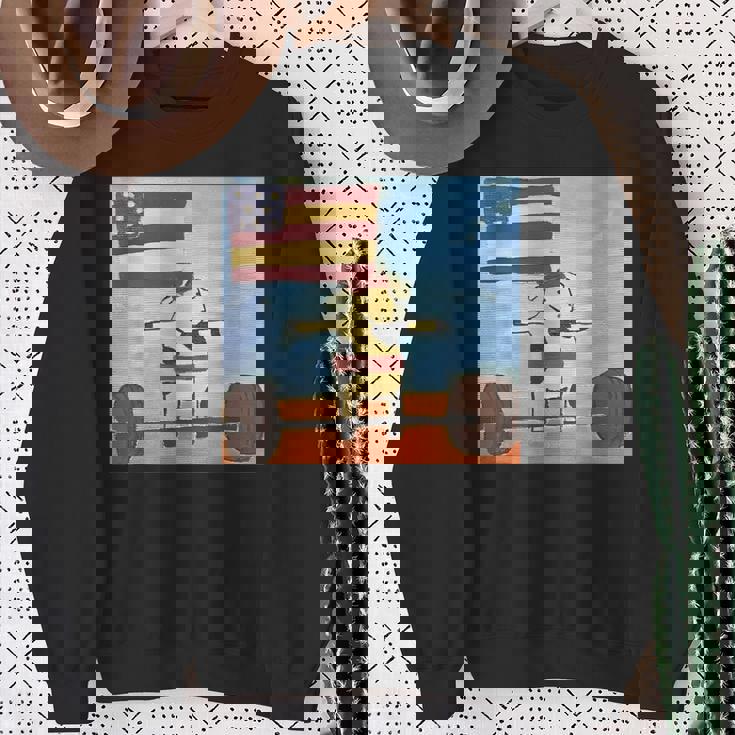 赤身ビーフ パティ赤身ビーフティー デッドリフティングビーフ スウェットシャツ 年配の女性への贈り物