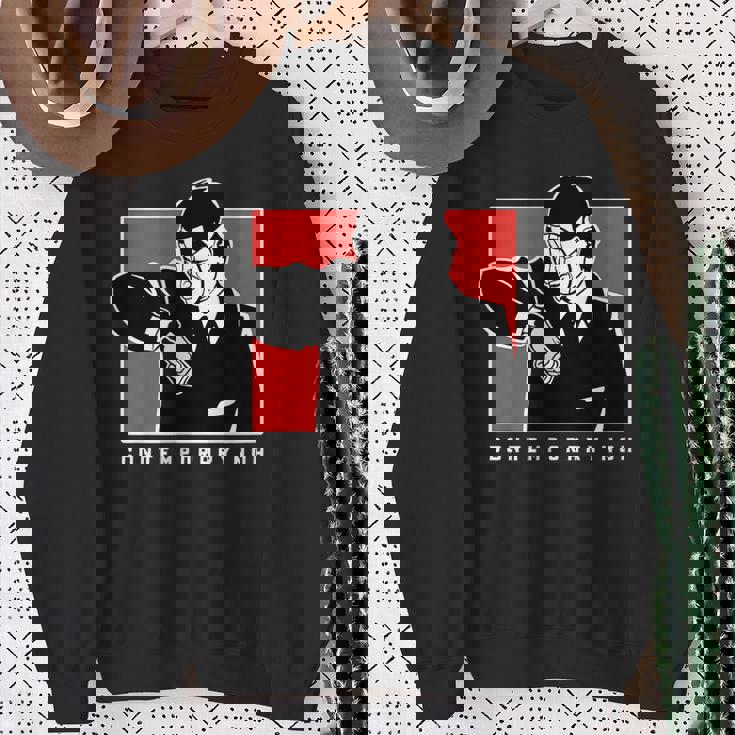 路上の能劇 伝統・現代美術 スウェットシャツ 年配の女性への贈り物