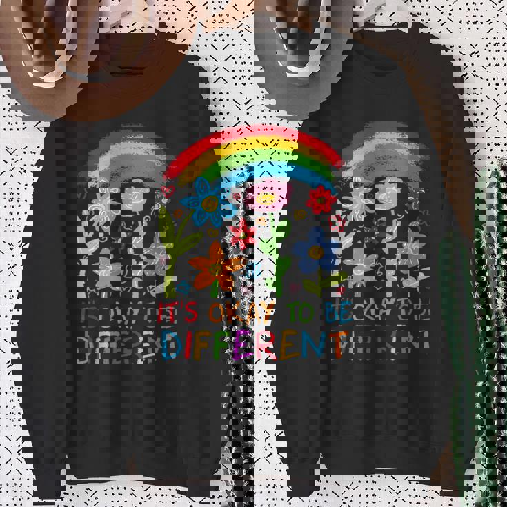 違う虹の花でも大丈夫 スウェットシャツ 年配の女性への贈り物