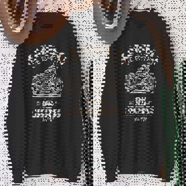 還暦祝い 1965年生まれのバイク好き 2025年60歳記念 かっこいい スウェットシャツ 年配の女性への贈り物