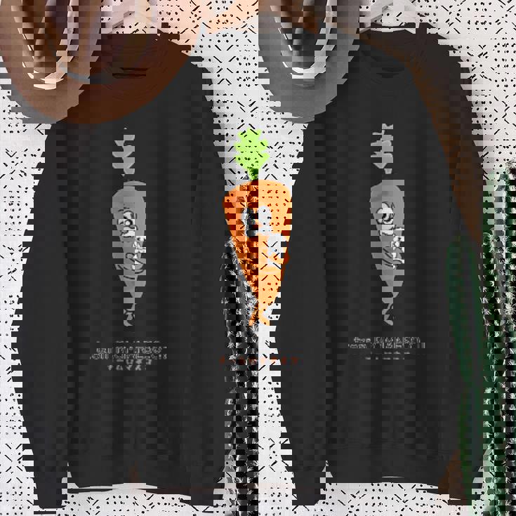 野菜 キャラクター 豊作 ロマネスコ にんじん 畑 スウェットシャツ 年配の女性への贈り物