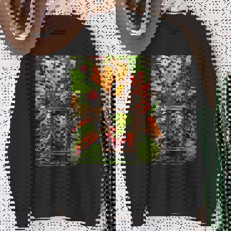 野菜農場フレッシュオーガニック野菜 スウェットシャツ 年配の女性への贈り物