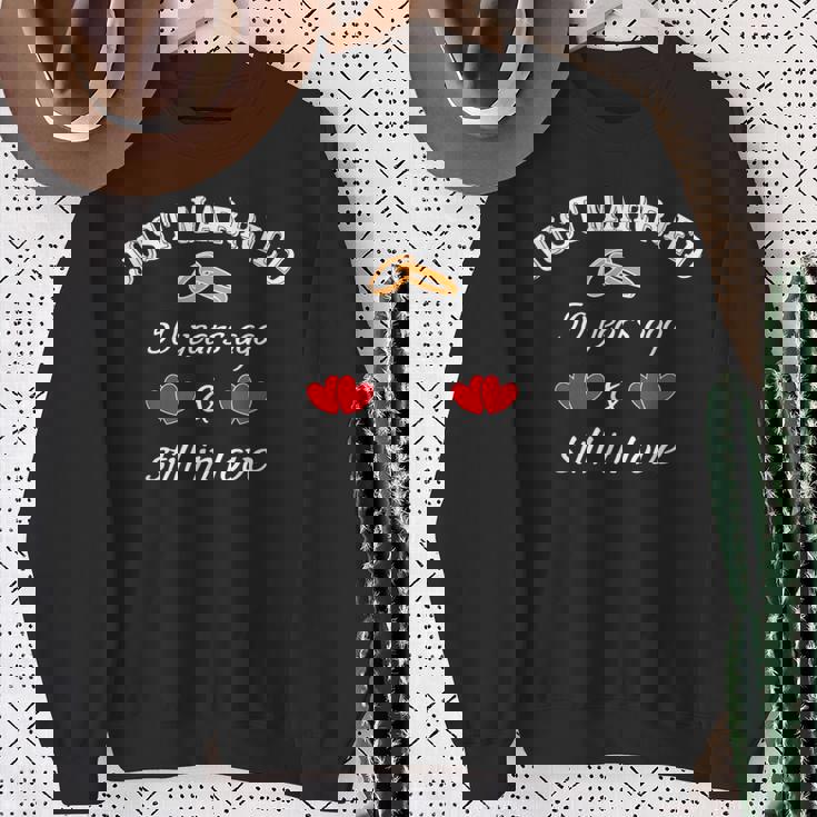 金婚式 結婚して50年の幸せな生活 スウェットシャツ 年配の女性への贈り物