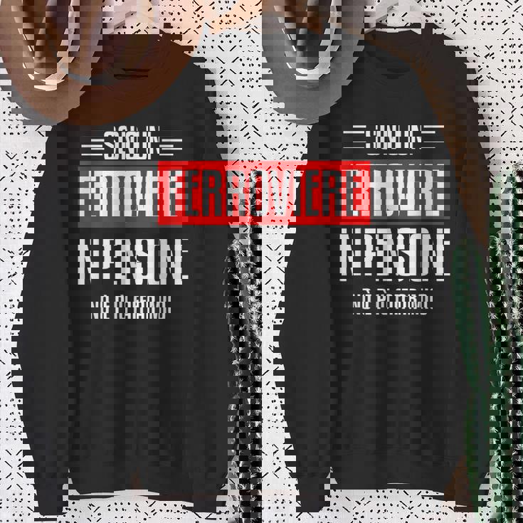 鉄道退職の引用 スウェットシャツ 年配の女性への贈り物