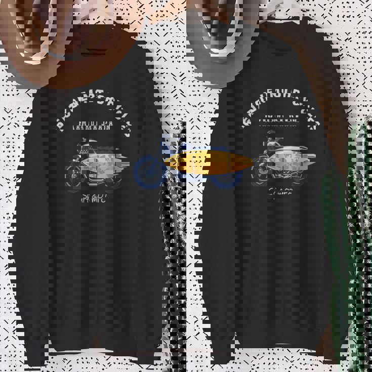 鎌倉 ジャパン おしゃれ クール サーフィン バイク オートバイ サーファー サーフボード スウェットシャツ 年配の女性への贈り物