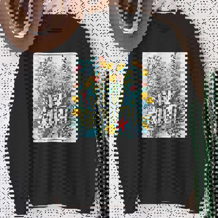 開花した外観のためのかなり新しい成長スタイル スウェットシャツ 年配の女性への贈り物