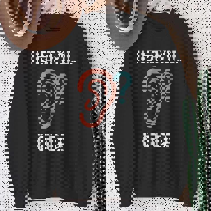 難聴啓発聴覚障害者文化asl学生cochlear スウェットシャツ 年配の女性への贈り物