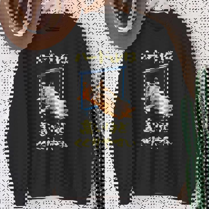 面白いtシャツ コーギー 犬 ハードル メンズ 犬好き グッズ かわいい おもしろ 面白い 服 ネタ スウェットシャツ 年配の女性への贈り物