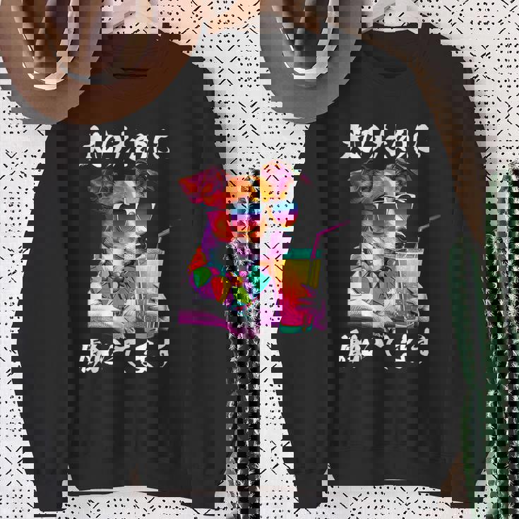 面白いtシャツ ジャックラッセルテリア イヌ わんこ メンズ 犬好き グッズ おもしろ 面白い 服 ネタ スウェットシャツ 年配の女性への贈り物