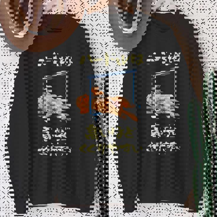 面白いtシャツ トイプードル 犬 ハードル メンズ 犬好き グッズ かわいい おもしろ 面白い 服 ネタ スウェットシャツ 年配の女性への贈り物