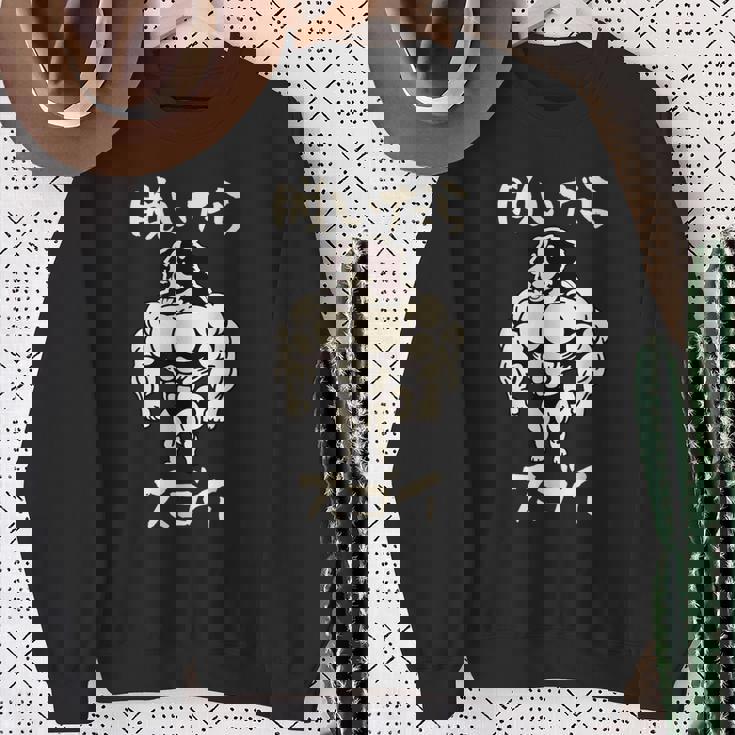 面白いtシャツ バーニーズマウンテンドッグ イヌ わんこ メンズ 筋トレ グッズ おもしろ 面白い 服 ネタ スウェットシャツ 年配の女性への贈り物