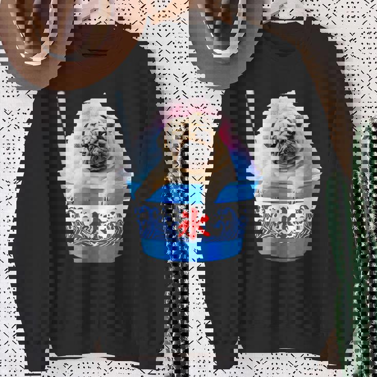 面白いtシャツ パグ かき氷 イヌ メンズ 犬好き グッズ かわいい おもしろ 面白い 服 ネタ 夏 スウェットシャツ 年配の女性への贈り物