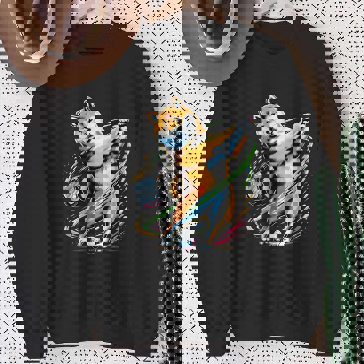 面白いtシャツ 柴犬 ゴルフ イヌ わんこ メンズ 犬好き グッズ かわいい おもしろ 面白い 服 ネタ スウェットシャツ 年配の女性への贈り物