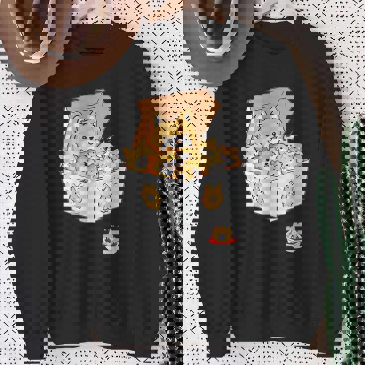 面白いtシャツ 柴犬 ナゲット イヌ わんこ メンズ 犬好き グッズ かわいい おもしろ 面白い 服 ネタ スウェットシャツ 年配の女性への贈り物