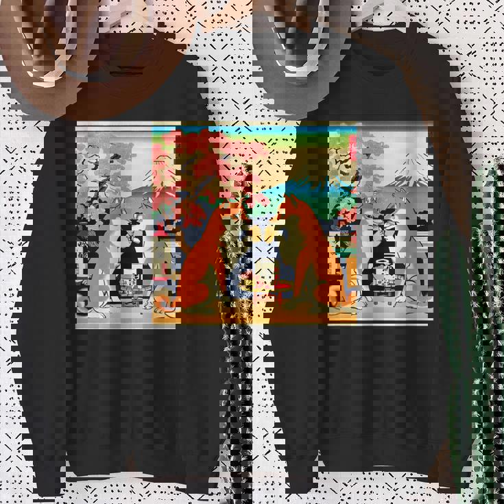 面白いtシャツ 柴犬 酒イヌ わんこ メンズ 犬好き グッズ かわいい おもしろ 面白い 服 ネタ 浮世絵 スウェットシャツ 年配の女性への贈り物