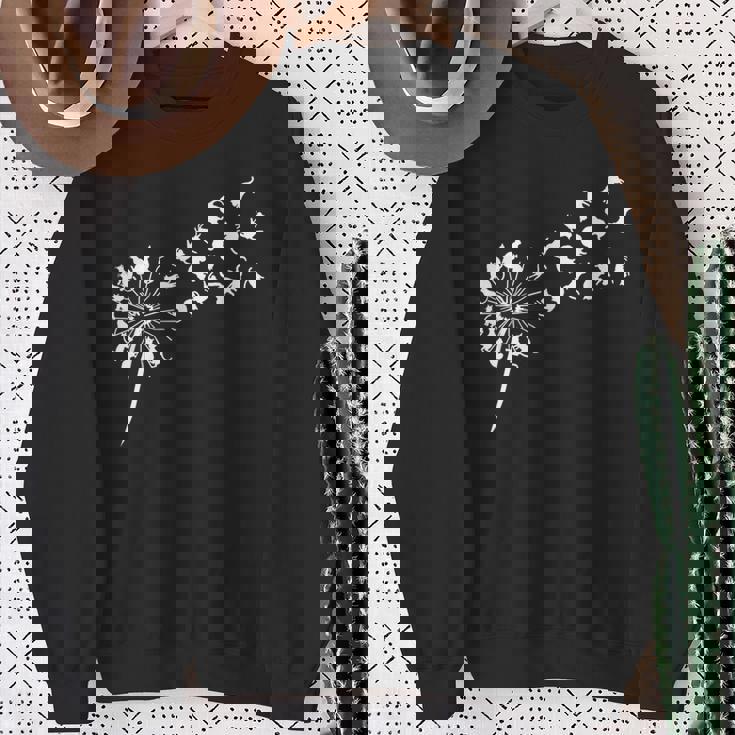 面白いtシャツ 猫 タンポポ ネコ メンズ 猫好き グッズ おもしろ 面白い 服 ネタ にゃんこ 猫の下僕 スウェットシャツ 年配の女性への贈り物