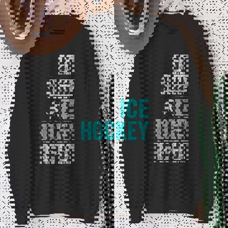 面白いアイスホッケーのシャツ アイスホッケー スウェットシャツ 年配の女性への贈り物