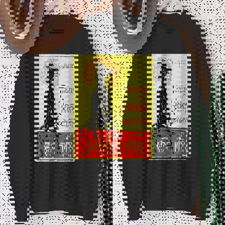 面白いイタリアングレイハウンド ドッグアート イタリアングレイハウンド ギフト スウェットシャツ 年配の女性への贈り物