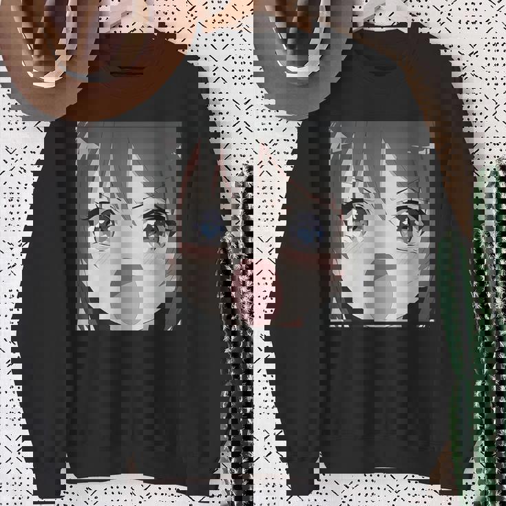 面白いカワイイガール 日本アニメ オタク スウェットシャツ 年配の女性への贈り物