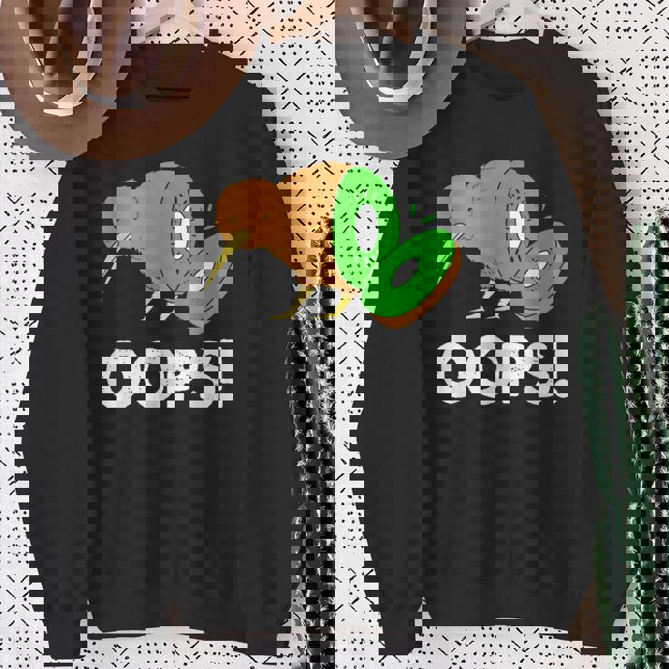 面白いキウイフルーツ キウイ鳥 スウェットシャツ 年配の女性への贈り物