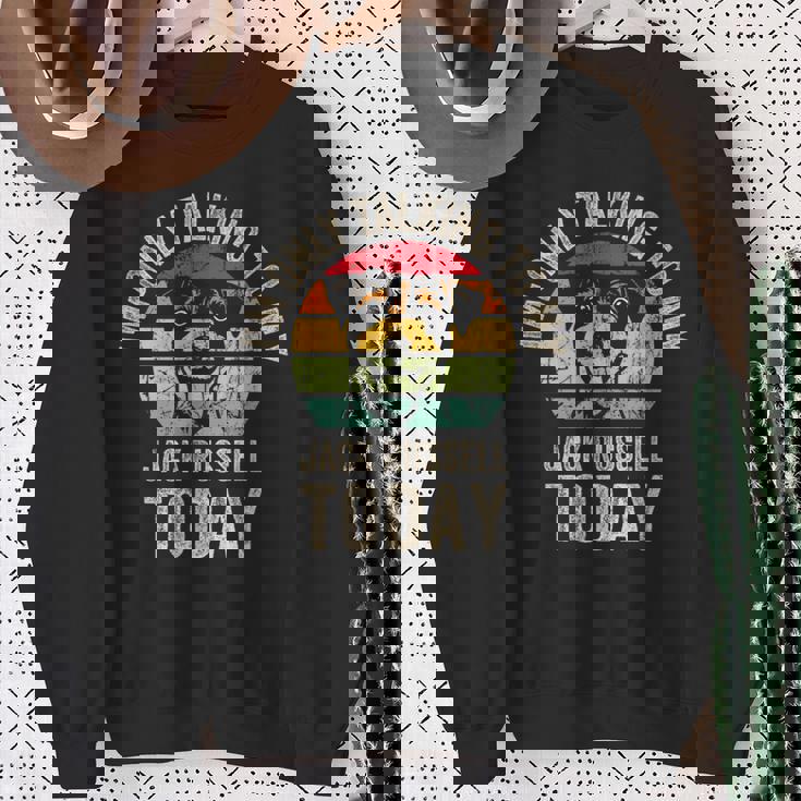 面白いジャックラッセルテリアの犬のオーナーデザイン、ジャックラッセル スウェットシャツ 年配の女性への贈り物