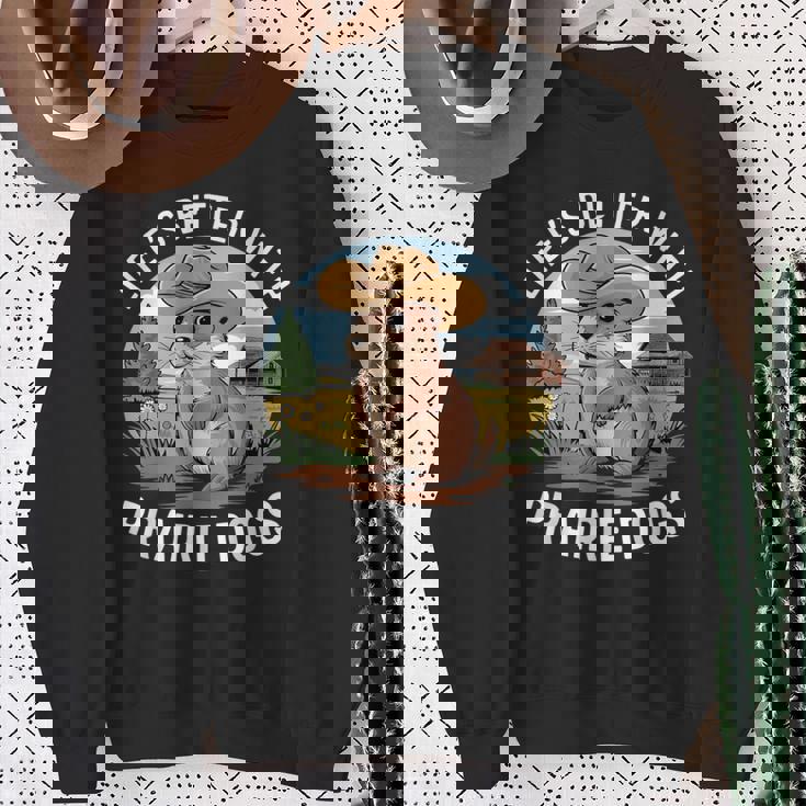 面白いプレーリードッグコスチュームtシャツ スウェットシャツ 年配の女性への贈り物