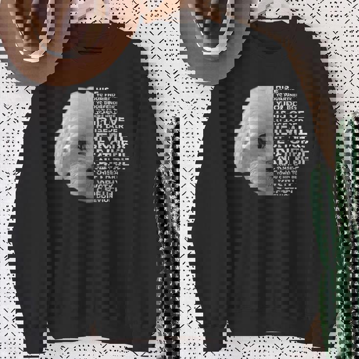 面白いマルチーズtシャツ マルチーズ子犬愛好家向け スウェットシャツ 年配の女性への贈り物