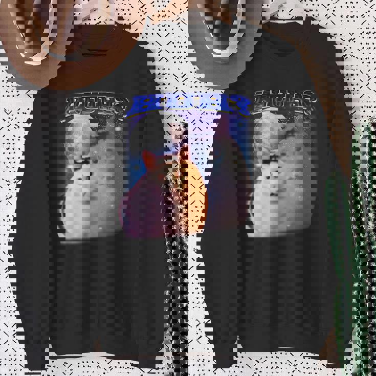 面白いミームハァキャット スウェットシャツ 年配の女性への贈り物