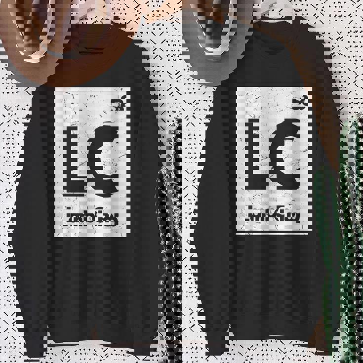 面白い化学成分ジョークラムチョップラムラバーギフト スウェットシャツ 年配の女性への贈り物