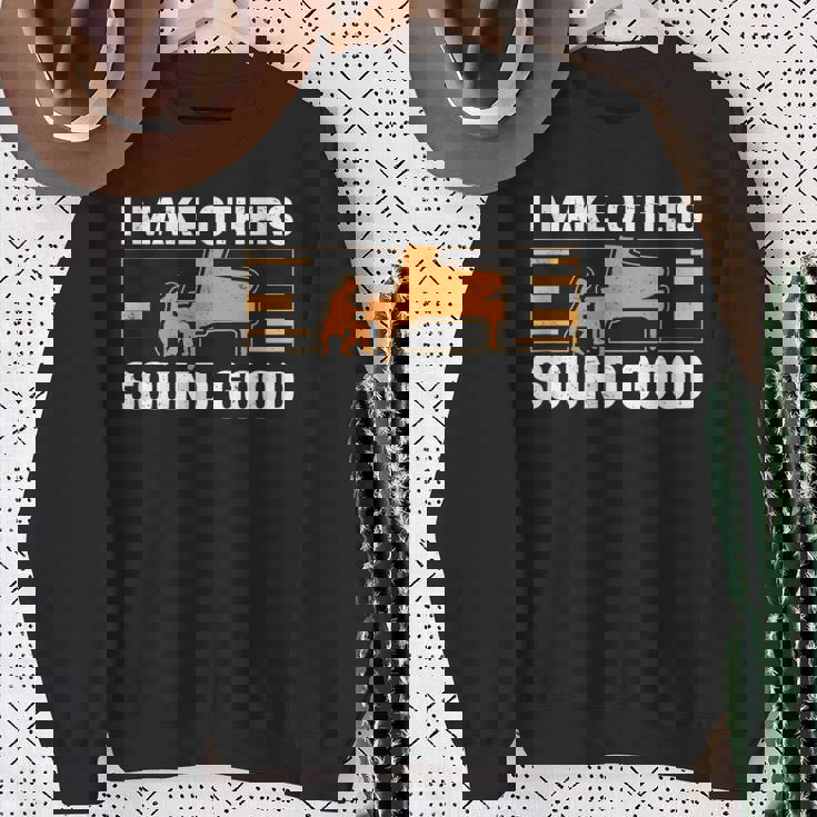 面白い音楽伴奏者 I Make Othersound Good Accompany スウェットシャツ 年配の女性への贈り物