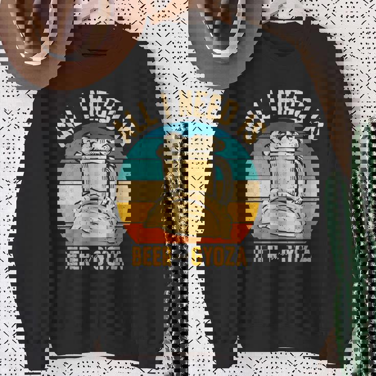 餃子 中華料理 アジアン中華鍋料理 食通 スウェットシャツ 年配の女性への贈り物